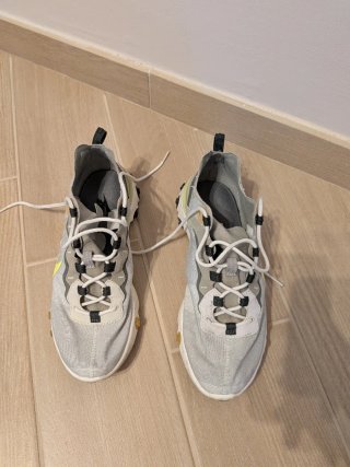 Nike React Element 55 Scarpa Grigio Giallo
