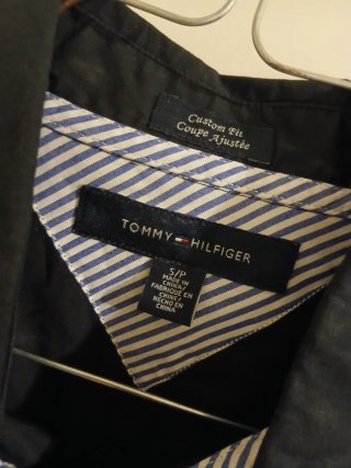 Camicia Tommy Hilfiger Nera Uomo