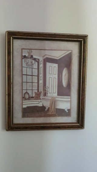 Cuadro Baño Elegante