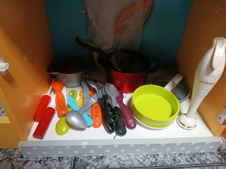Cocinita infantil de madera