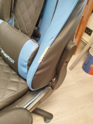Silla Gaming Tempest Negra y Azul
