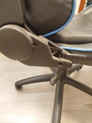 Silla Gaming Tempest Negra y Azul