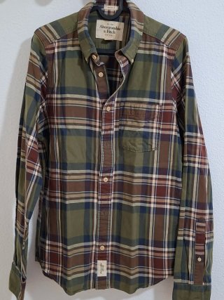 Camisa cuadros Abercrombie & Fitch Talla S