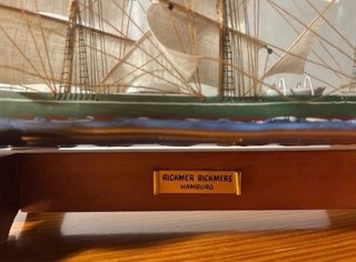 Barco en Botella Rickmer Rickmers - Hamburgo