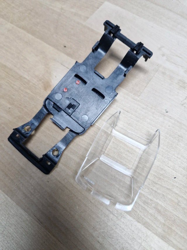 Scalextric piloto y cristal Ferrari GTO