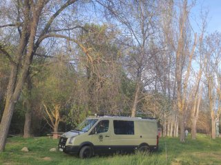 Camper preciosa lista para viajar