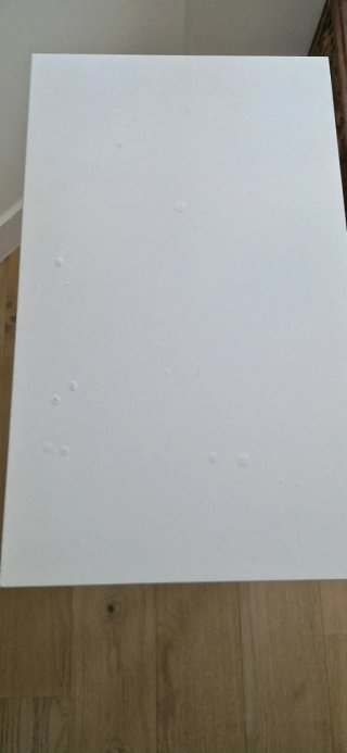 Mesita Ikea Nordly Blanca