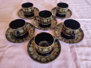 6 tazze Gibson England 1900