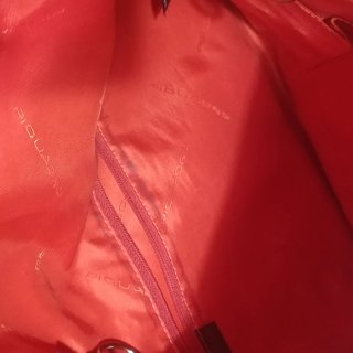 Borsa Piquadro Pelle Rossa Vintage