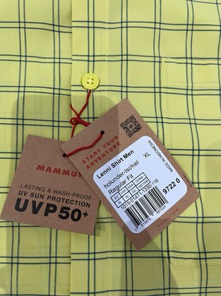 Camicia XL Mammut Lenni Outdoor Trekking SPF