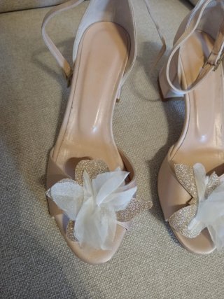 Scarpe da cerimonia artigianali rosa cipria