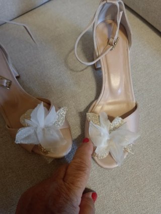 Scarpe da cerimonia artigianali rosa cipria