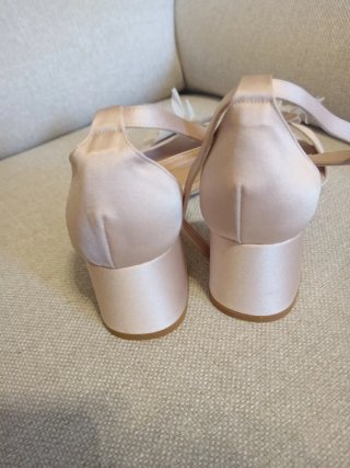 Scarpe da cerimonia artigianali rosa cipria
