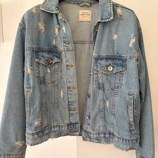 Stradivarius Giubbotto Jeans Denim