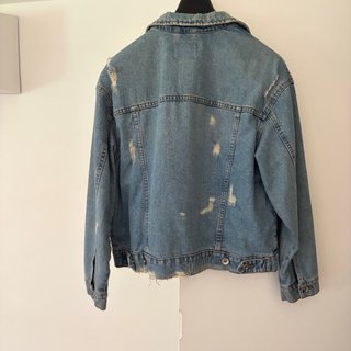 Stradivarius Giubbotto Jeans Denim