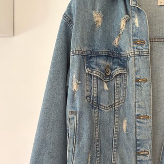 Stradivarius Giubbotto Jeans Denim