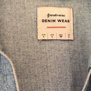 Stradivarius Giubbotto Jeans Denim