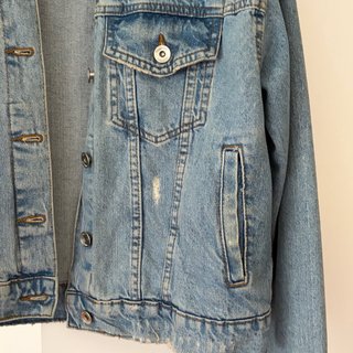 Stradivarius Giubbotto Jeans Denim