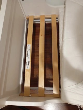 Cama 80x200 cm con somier, colchón y sábana