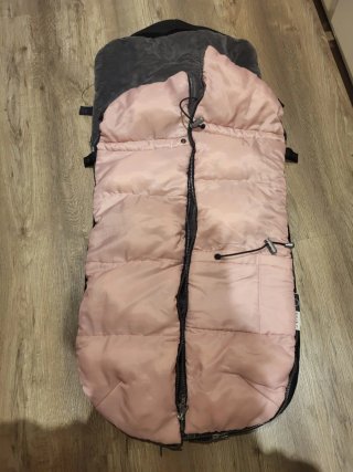 Saco de invierno para cochecito rosa