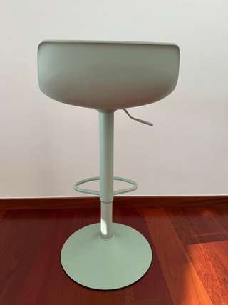Taburete de bar regulable en altura set de 3