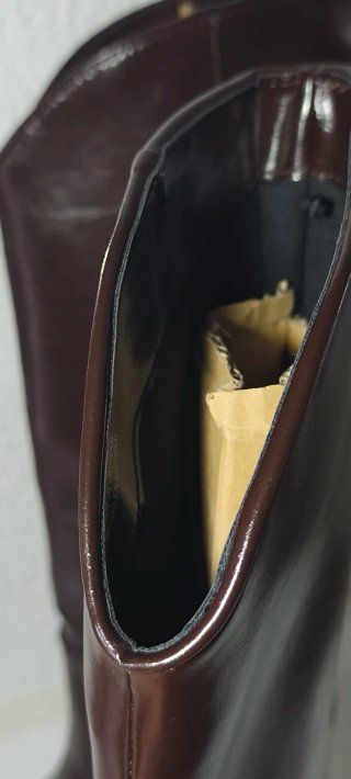 Botas altas marrones de tacón
