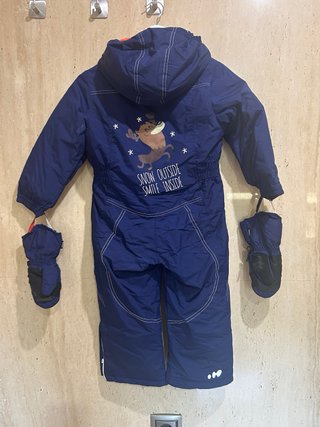 Mono de esquí Wedze azul para niño. Talla 4 años