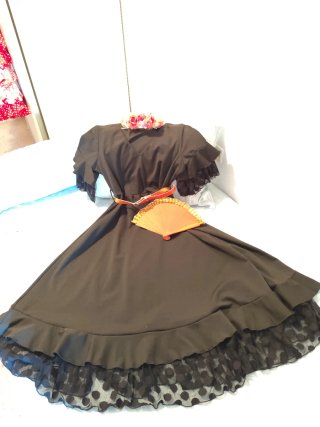 Bata Rociera Negra Talla Única