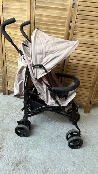 Silla de paseo bebé plegable color beige
