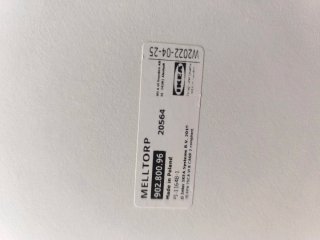 Mesa Ikea Melltorp 125x75 Blanca
