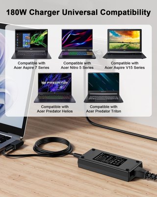 XINTALA 19.5V 9.23A 180W Acer Gamer Nitro Predator