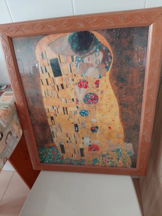 Cuadro El Beso Gustav Klimt