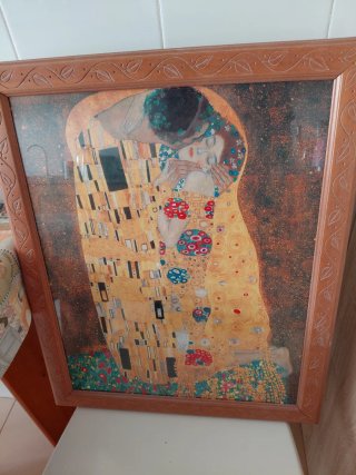Cuadro El Beso Gustav Klimt