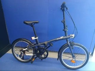 Bicicleta plegable Btwin Tilt 500 20 pulgadas Azul