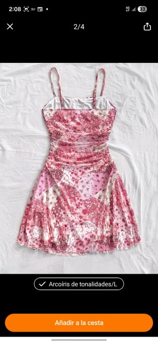 Vestido estampado sol y paisley