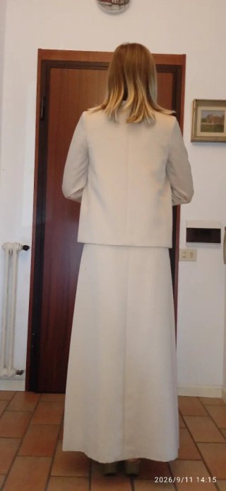 Abito da sposa e sera sartoriale tg.42