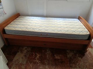 Cama nido con 2 camas y colchones