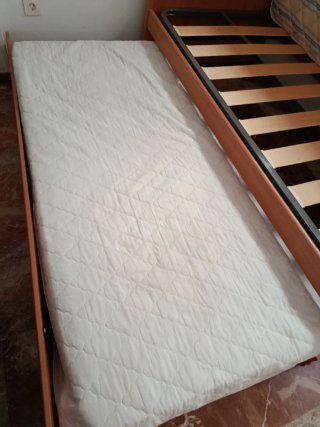 Cama nido con 2 camas y colchones