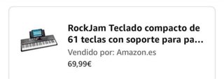 Piano RockJam con soporte