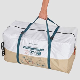 Tienda de campaña familiar 4 personas hinchable Quechua