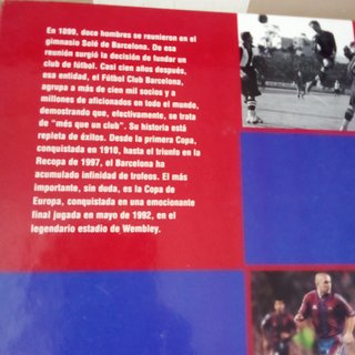 Lote Libro El Siglo del Barça Bolígrafo y bolsito