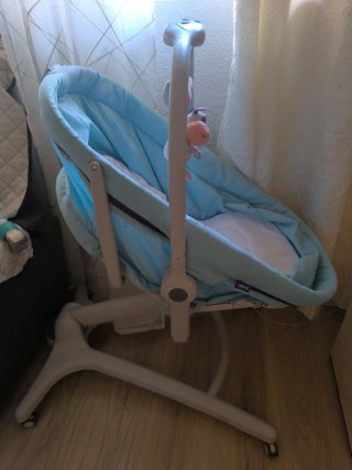Minicuna Chicco azul