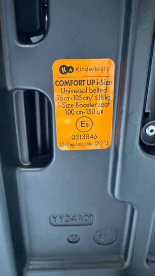 Silla de coche Kinderkraft gris