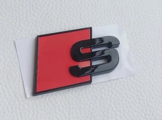 Logo Emblema Audi Sline Pegatina Maletero A3 A4 A5