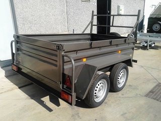 NUEVO: Remolque 2 ejes 750 kg con freno
