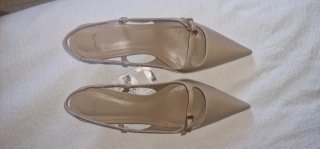Zapatos Mango Beige Talla 38