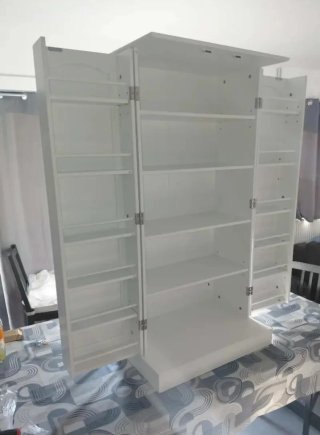 Armadio Cucina Bianco 119 cm