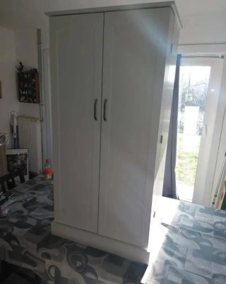 Armadio Cucina Bianco 119 cm