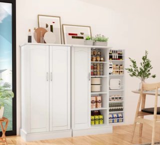 Armadio Cucina Bianco 119 cm
