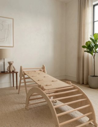 Set Pikler 3 in 1 Rampa Triangolo e Arco NUOVO